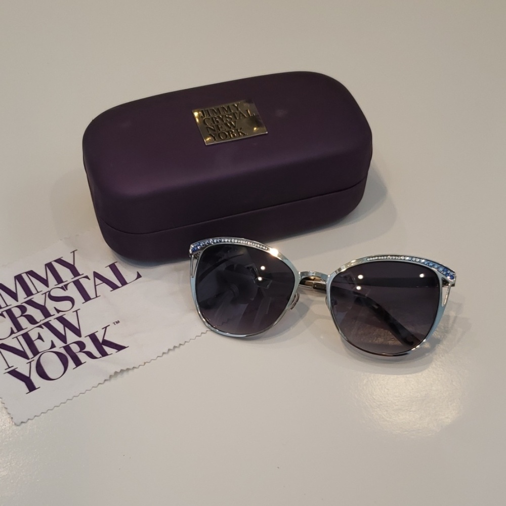 Jimmy Crystal New York Sunglasses w/ Swarovski